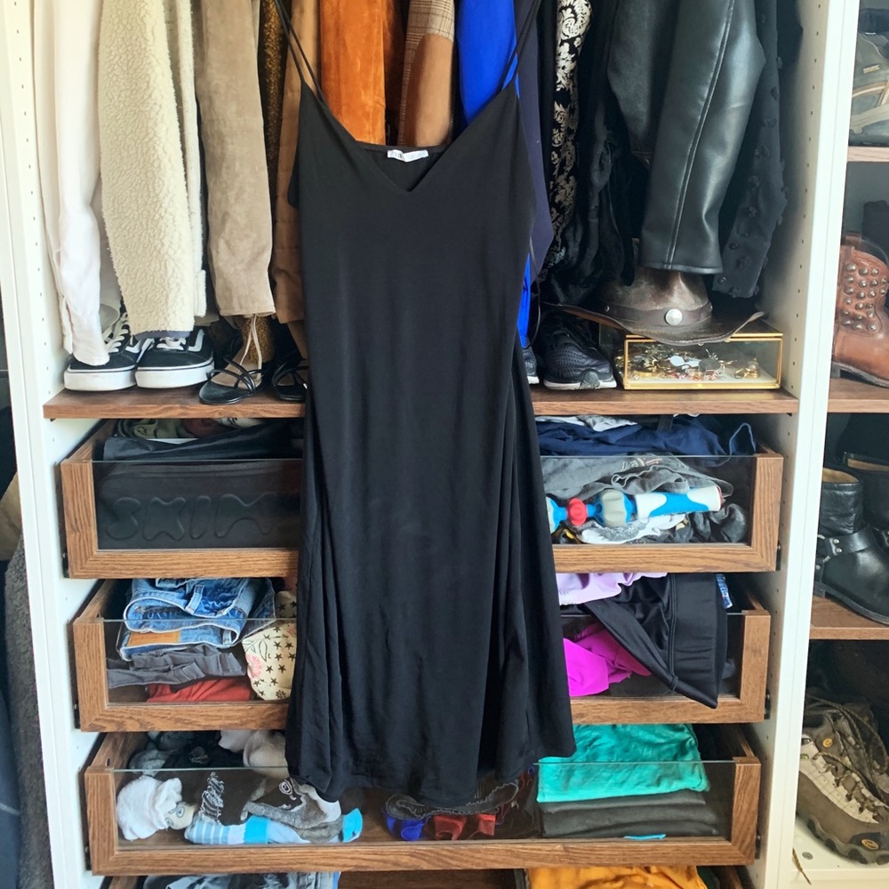 Zara black dress